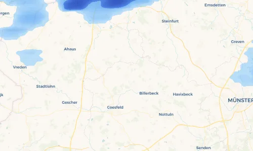 Regenradar Vorschaubild - Aktuelle Niederschläge in Osterwick und Umgebung