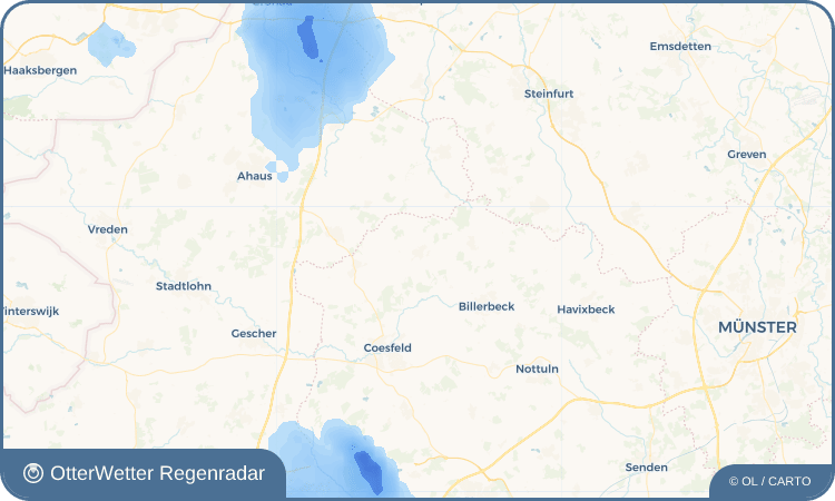 OtterWetter Regenradar-Widget Osterwick