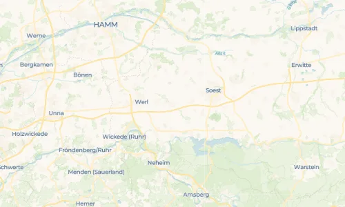 Regenradar Ostönnen: aktuelle Niederschläge in Ostönnen und Umgebung, Stand 19. Oktober 2026 um 4:05 Uhr