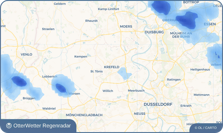 OtterWetter Regenradar-Widget Ostwall-Passage