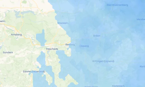 Regenradar Vorschaubild - Aktuelle Niederschläge in Ostwig und Umgebung