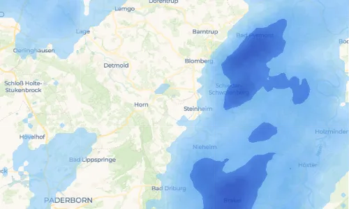 Regenradar Vorschaubild - Aktuelle Niederschläge in Ottenhausen und Umgebung