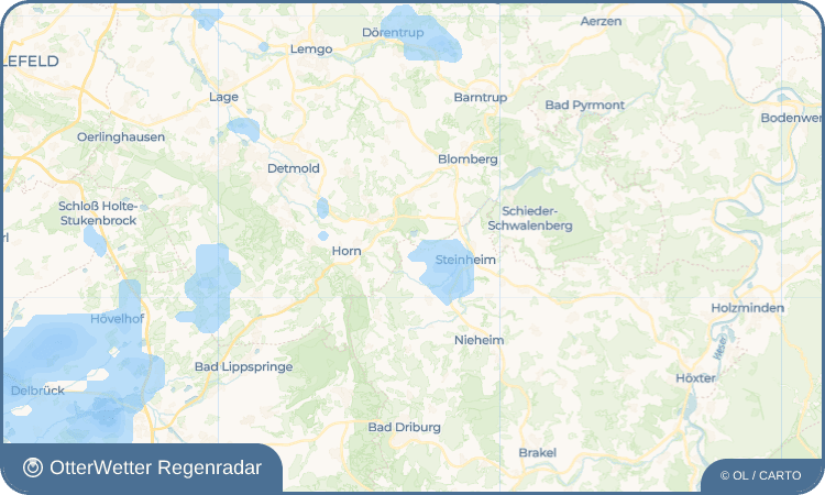 OtterWetter Regenradar-Widget Ottenhausen