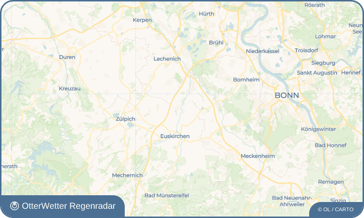 OtterWetter Regenradar-Widget Ottenheim