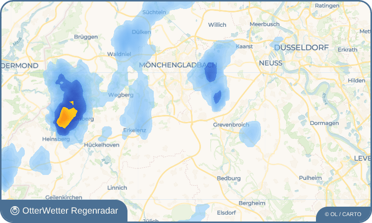 OtterWetter Regenradar-Widget Otzenrath