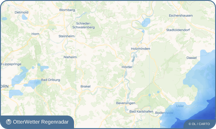 OtterWetter Regenradar-Widget Ovenhausen