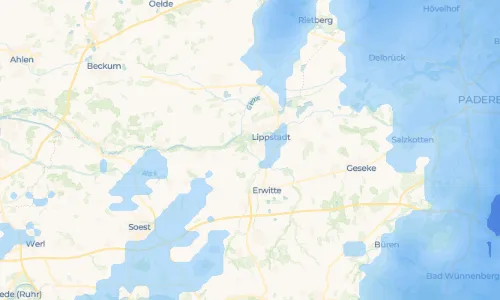 Regenradar-Vorschau: aktuelle Niederschläge in Overhagen und Umgebung