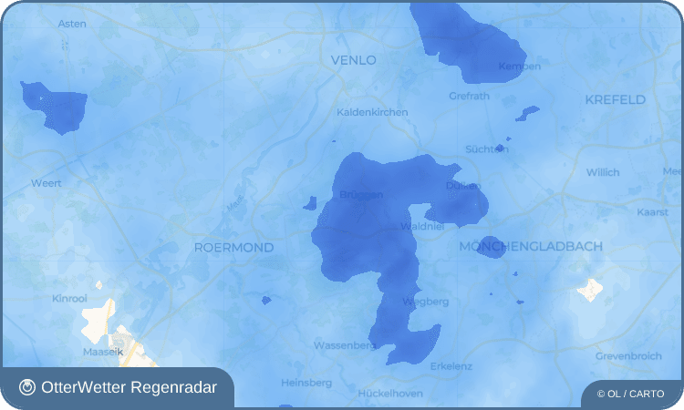 OtterWetter Regenradar-Widget Overhetfeld