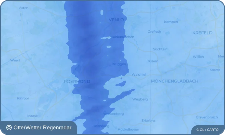 Wetter-Widget-Vorschau mit Vorhersagedaten für Overhetfeld