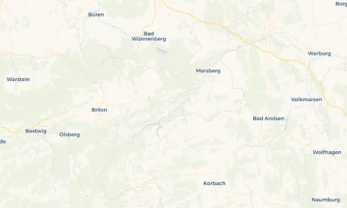 Regenradar Vorschaubild - Aktuelle Niederschläge in Padberg und Umgebung
