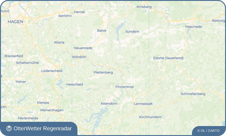 OtterWetter Regenradar-Widget Pasel