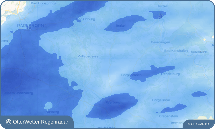 OtterWetter Regenradar-Widget Peckelsheim