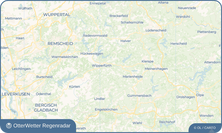OtterWetter Regenradar-Widget Peppinghausen