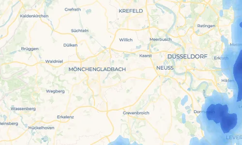 Regenradar Vorschaubild - Aktuelle Niederschläge in Pesch und Umgebung