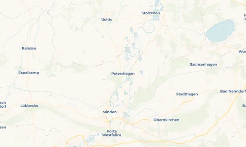 Regenradar Vorschaubild - Aktuelle Niederschläge in Petershagen und Umgebung