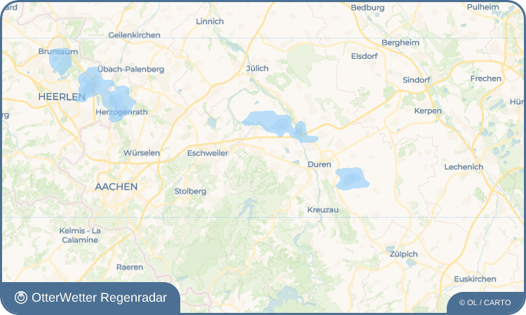 OtterWetter Regenradar-Widget Pier