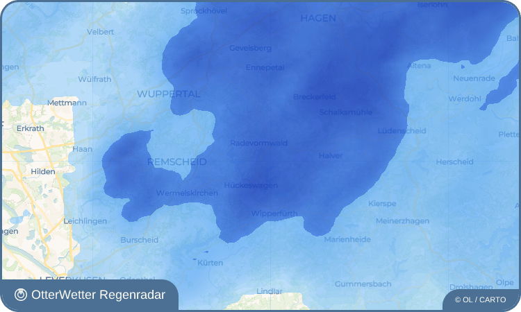 Widget-Vorschau für Pleuse Wetter-Widget-Vorschau mit Vorhersagedaten für Pleuse