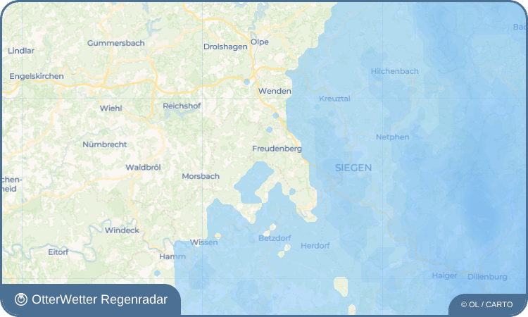 OtterWetter Regenradar-Widget Plittershagen