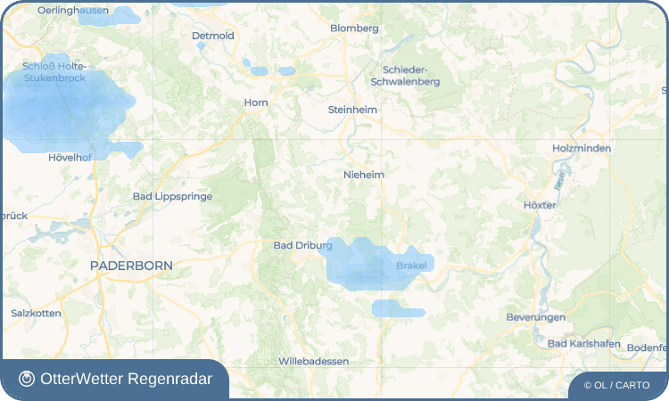 OtterWetter Regenradar-Widget Pömbsen