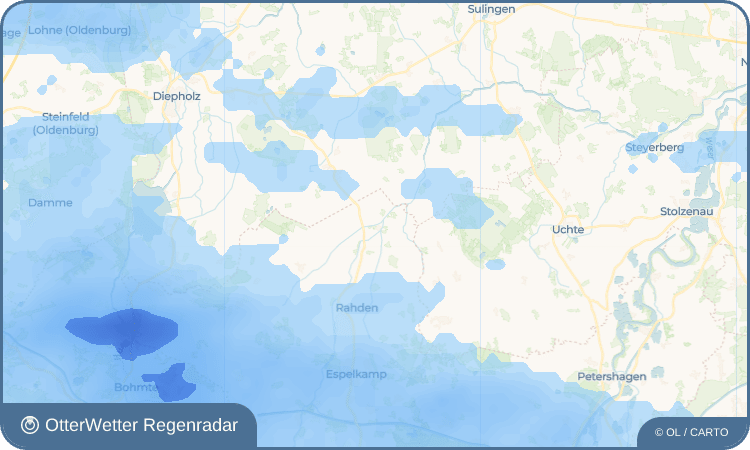 OtterWetter Regenradar-Widget Preußisch Ströhen