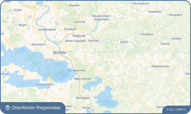 Widget-Vorschau für Pützstück Wetter-Widget-Vorschau mit Vorhersagedaten für Pützstück