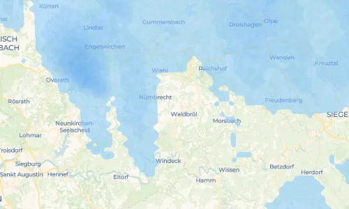 Regenradar Puhl: aktuelle Niederschläge in Puhl und Umgebung, Stand 24. Oktober 2026 um 23:25 Uhr