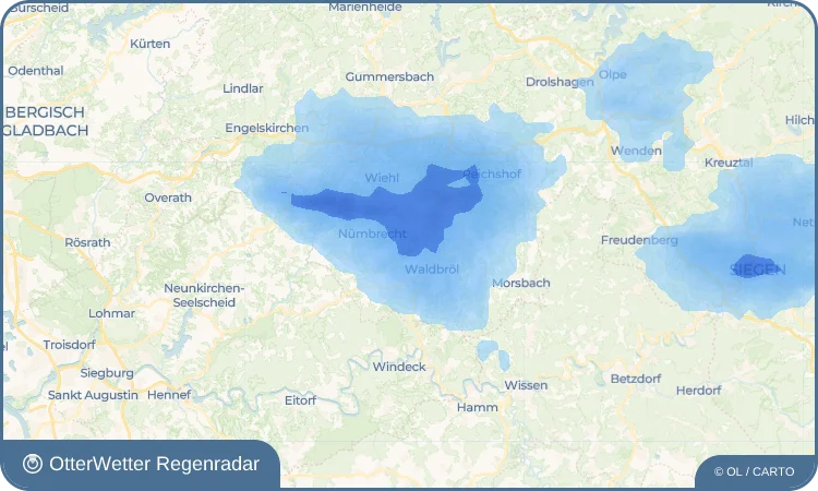 Wetter-Widget-Vorschau mit Vorhersagedaten für Puhl