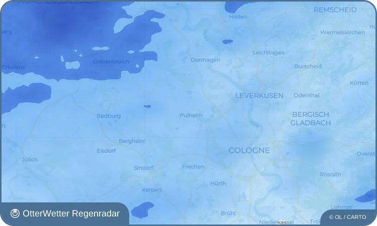 Wetter-Widget-Vorschau mit Vorhersagedaten für Pulheim