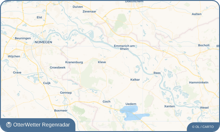 OtterWetter Regenradar-Widget Qualburg