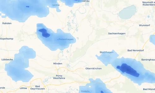 Regenradar Vorschaubild - Aktuelle Niederschläge in Quetzen und Umgebung