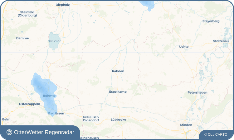 OtterWetter Regenradar-Widget Rahden