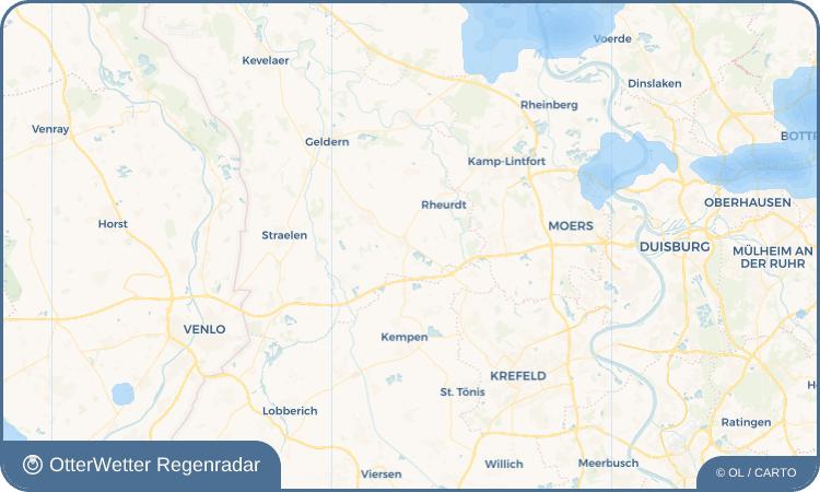 OtterWetter Regenradar-Widget Rahm