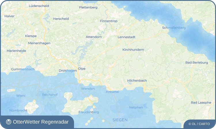 Wetter-Widget-Vorschau mit Vorhersagedaten für Rahrbach