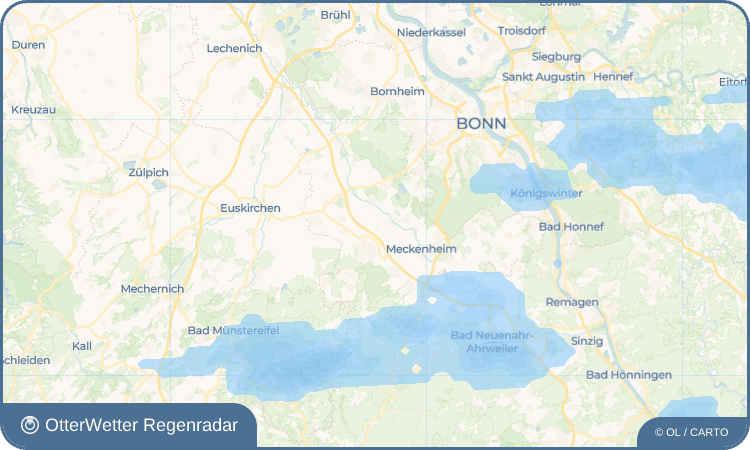 OtterWetter Regenradar-Widget Ramershoven