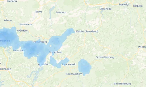 Regenradar-Vorschau: aktuelle Niederschläge in Ramscheid und Umgebung