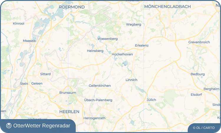 Widget-Vorschau für Randerath Wetter-Widget-Vorschau mit Vorhersagedaten für Randerath