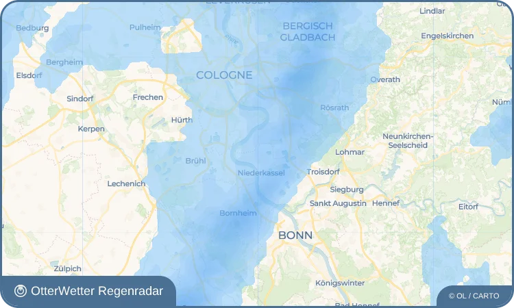 Wetter-Widget-Vorschau mit Vorhersagedaten für Ranzel