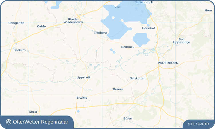 Widget-Vorschau für Rebbeke Wetter-Widget-Vorschau mit Vorhersagedaten für Rebbeke