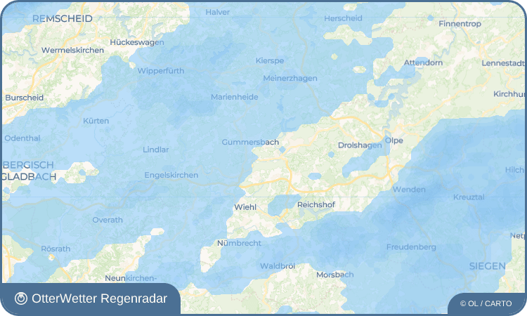 OtterWetter Regenradar-Widget Rebbelroth