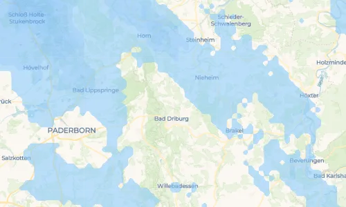 Regenradar-Vorschau: aktuelle Niederschläge in Reelsen und Umgebung