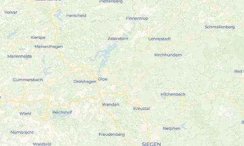 Regenradar Vorschaubild - Aktuelle Niederschläge in Rehringhausen und Umgebung