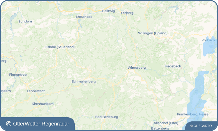OtterWetter Regenradar-Widget Rehsiepen