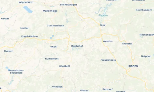 Regenradar Vorschaubild - Aktuelle Niederschläge in Reichshof und Umgebung