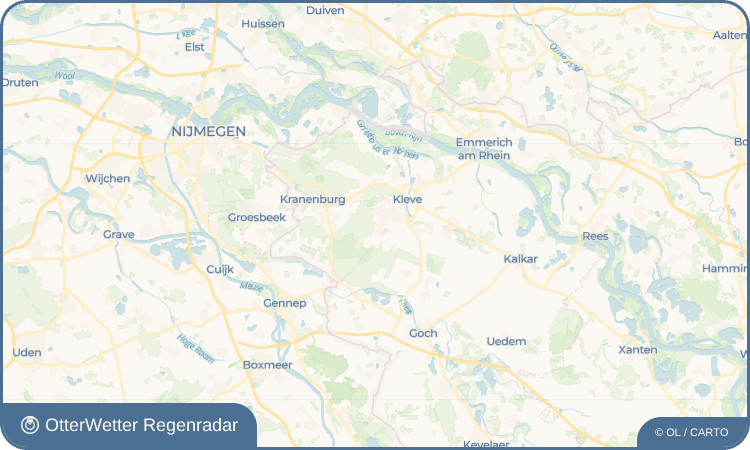 OtterWetter Regenradar-Widget Reichswalde