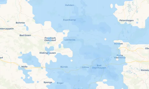 Regenradar Vorschaubild - Aktuelle Niederschläge in Reineberg und Umgebung