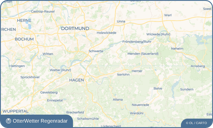 OtterWetter Regenradar-Widget Reingsen
