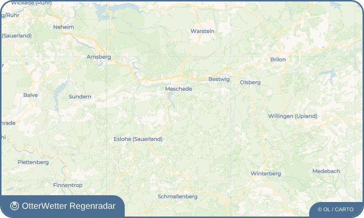 OtterWetter Regenradar-Widget Remblinghausen