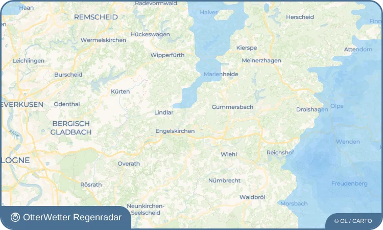 Wetter-Widget-Vorschau mit Vorhersagedaten für Remerscheid
