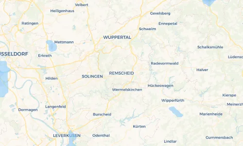 Regenradar Vorschaubild - Aktuelle Niederschläge in Remscheid und Umgebung