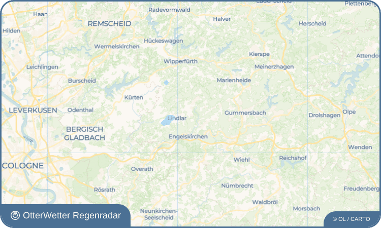 OtterWetter Regenradar-Widget Remshagen